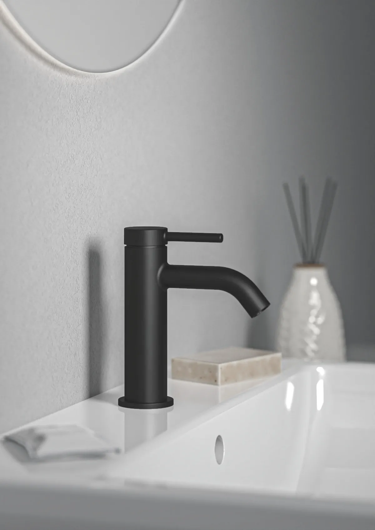 Waschtischarmatur Ceraline Nuovo Ausladung 105mm mit Push-Open-Ventil BlueStart Chrom Waschtischarmatur Ceraline Nuovo Ausladung 105mm mit Push-Open-Ventil BlueStart Chrom