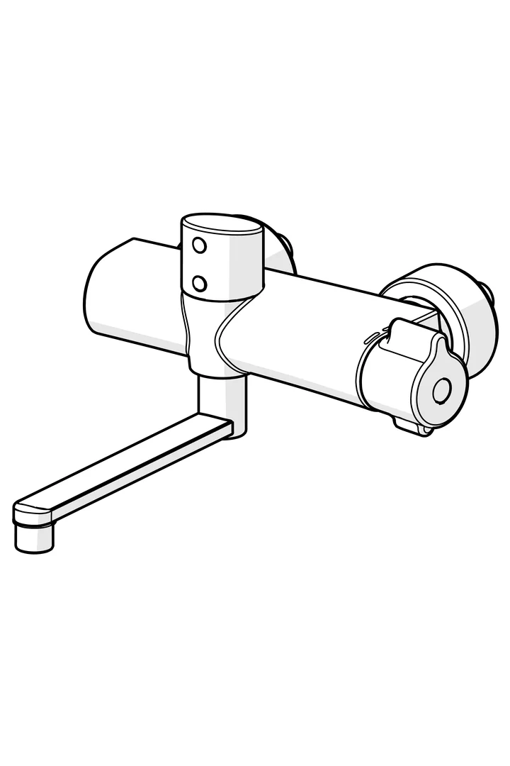 WT-Batt. HansaCLINICA 0886 6 V, Bluetooth Ausld. 200 mm chr