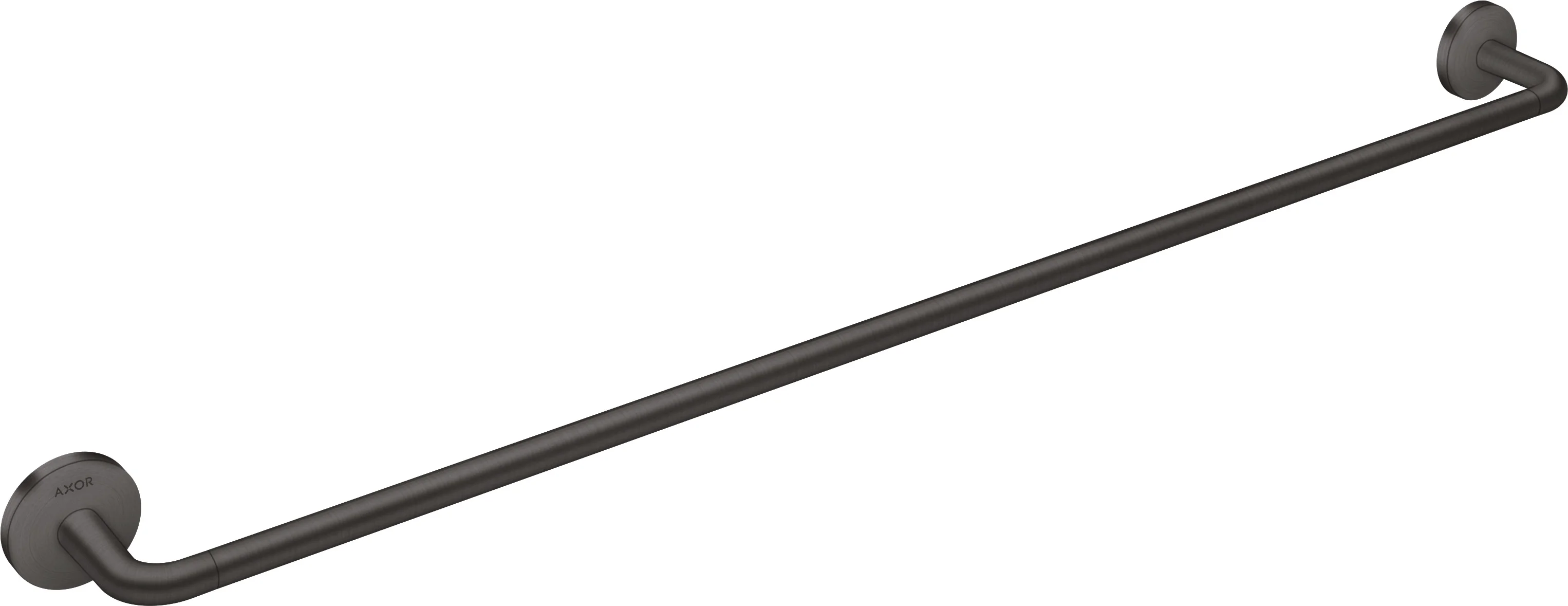 Hansgrohe AXOR Universal Circular Badetuchhalter 800 mm, Brushed Black Chrome, feststehend, Wandmontage