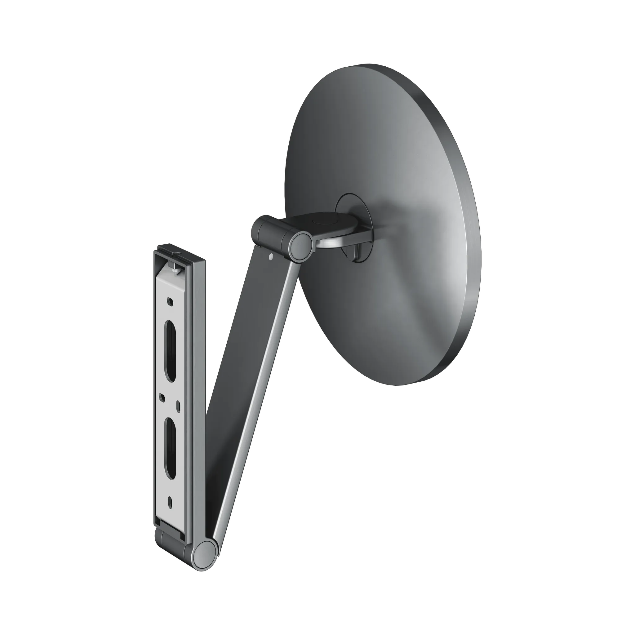 KEUCO Kosmetikspiegel „iLook_move“ Rund, ohne Beleuchtung in Schwarzchrom (gebürstet), ⌀ 212 mm KEUCO Kosmetikspiegel „iLook_move“ Rund, ohne Beleuchtung in Schwarzchrom (gebürstet), ⌀ 212 mm