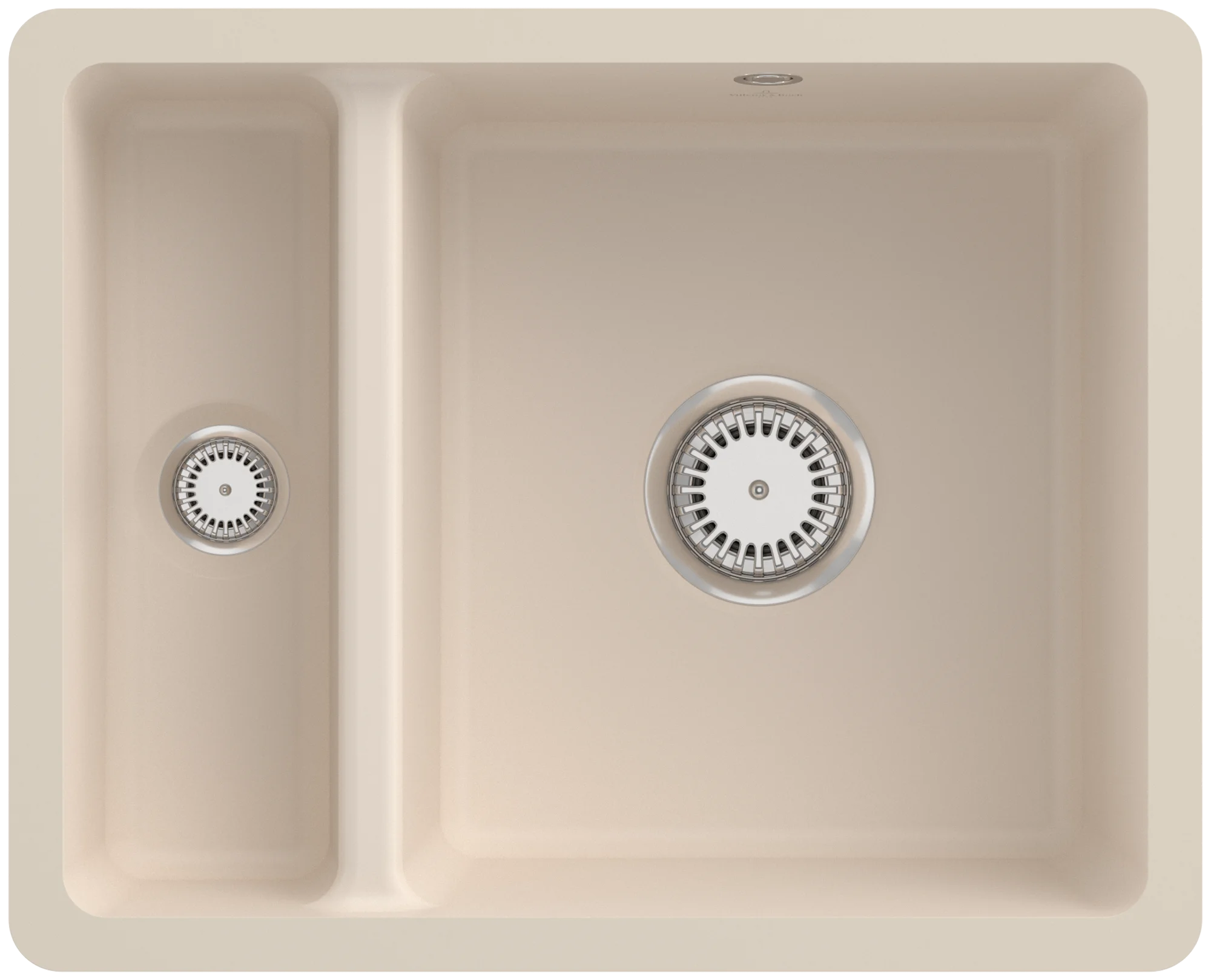 Villeroy & Boch Subway 60 XU Unterbauspüle, Ivory CeramicPlus, 545x440 mm Villeroy & Boch Subway 60 XU Unterbauspüle, Ivory CeramicPlus, 545x440 mm