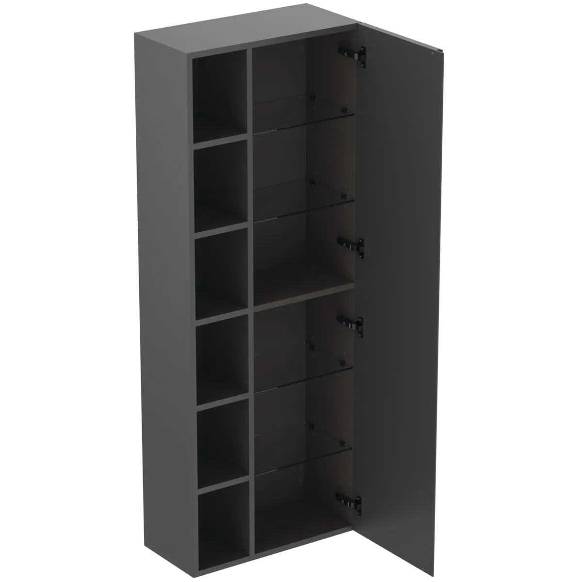 Ideal Standard Hochschrank Finesse 600x300x1600mm Anthrazit matt