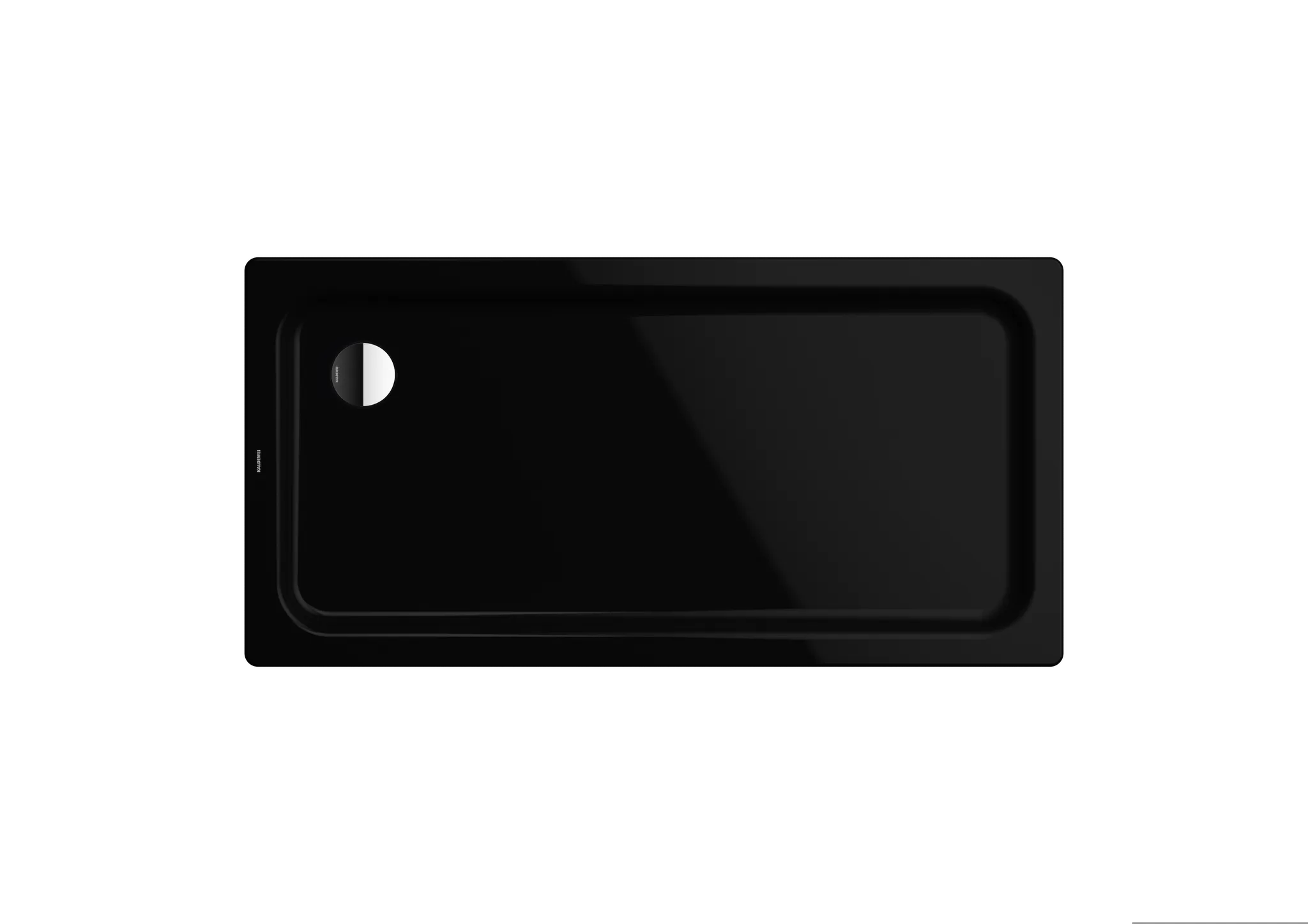 Kaldewei rechteck Duschwanne „Duschplan“ 70 × 140 cm in schwarz