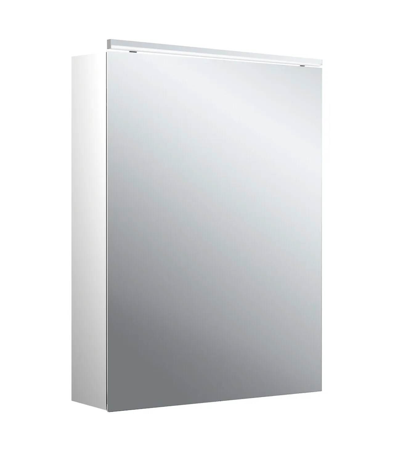 Lichtspiegelschrank pure 2 Classic,Aufputz, mit Waschtischbeleuchtung,1 Tür, 500mm