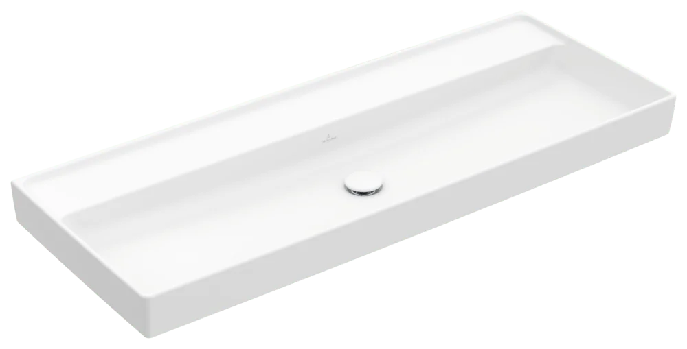 Villeroy & Boch Collaro Schrankwaschtisch, Stone White CeramicPlus, 1200x470x160mm, TitanCeram, Wandmontage