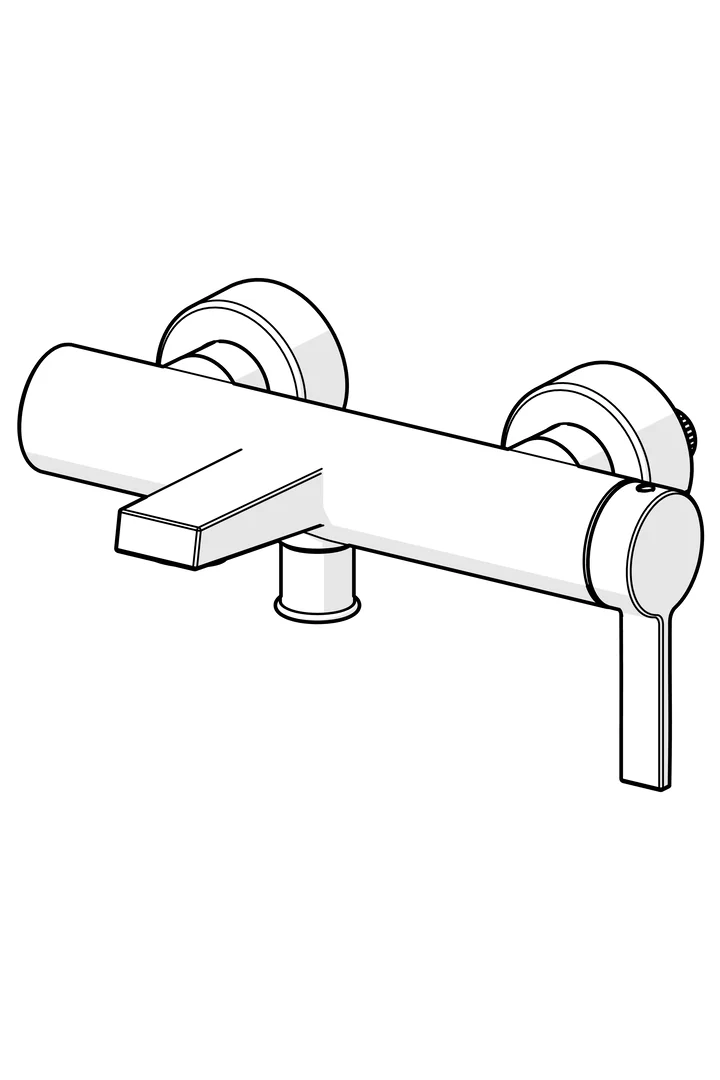 HansaLOFT Einhebelmischer Wafü und Brausebatterie HansaLOFT 5770 Ausladung 162 mm DN15 Chrom HansaLOFT Einhebelmischer Wafü und Brausebatterie HansaLOFT 5770 Ausladung 162 mm DN15 Chrom