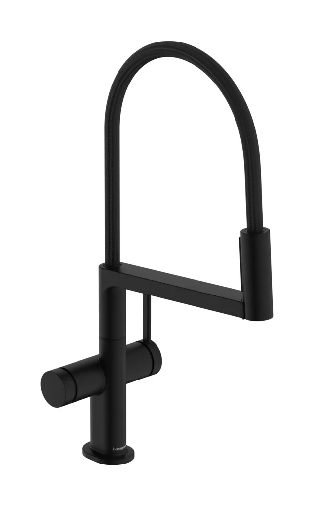 Hansgrohe Talis Select M54 PowderSpray Einhebel-Küchenmischer Semi-Pro, 3 Strahlarten, mattschwarz