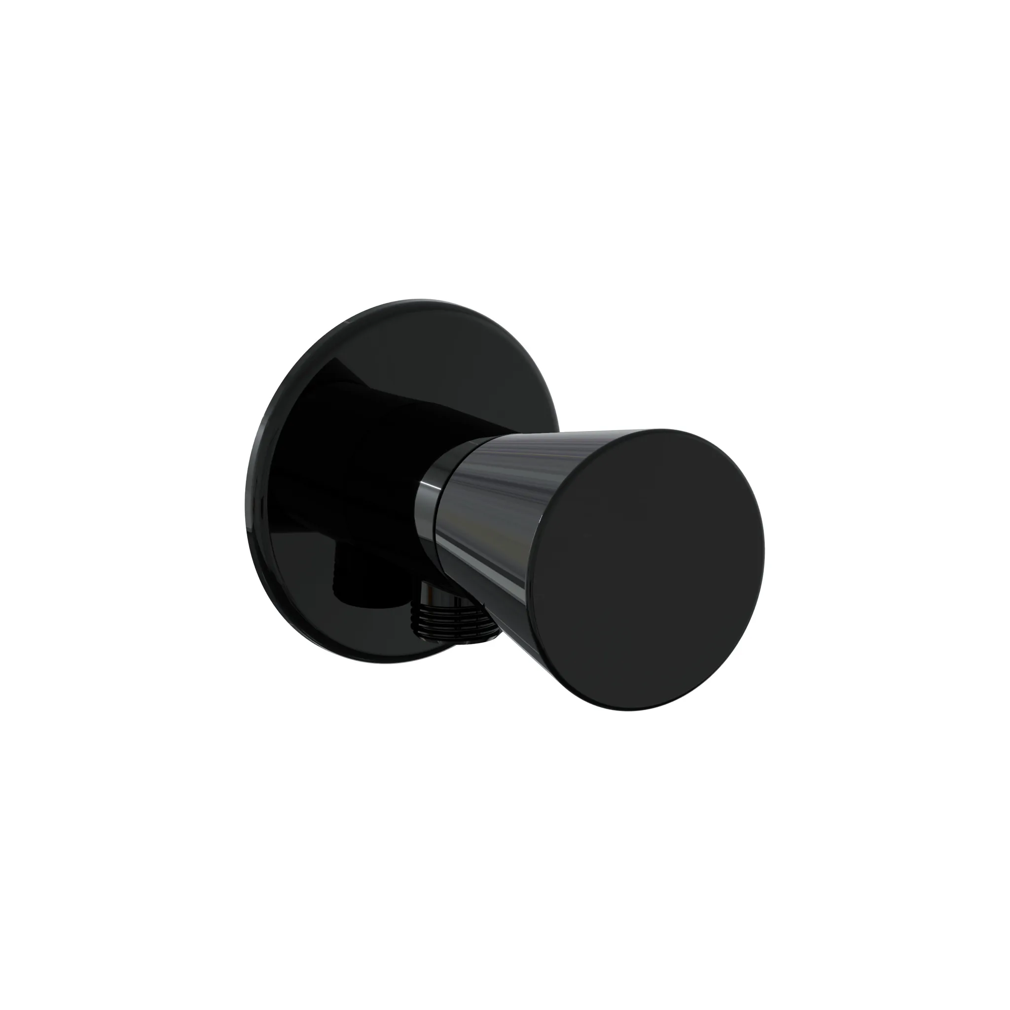 Liquid Eckventil G 1/2″ Abgang G 3/8″ Schwarz Hochglanz