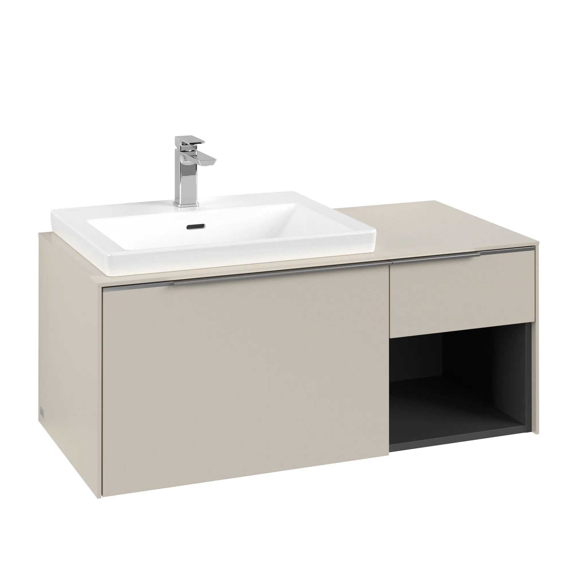 Villeroy & Boch Subway 3.0 Waschbeckenunterschrank C572L0, 1001 x 423 x 516 mm, Cashmere Grey