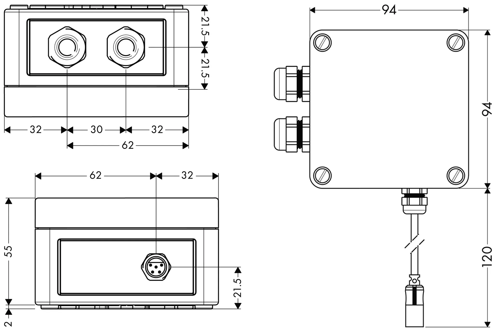 Hansgrohe RainBrain Lichtansteuerungsset Hansgrohe RainBrain Lichtansteuerungsset