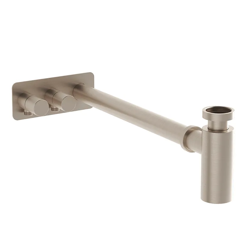 VitrA Design Siphon Zubehör - Origin Kollektion, Nickel gebürstet, G 1 1/4", höhenverstellbar 69–125 mm, Wandabstand verstellbar 76–430 mm VitrA Design Siphon Zubehör - Origin Kollektion, Nickel gebürstet, G 1 1/4", höhenverstellbar 69–125 mm, Wandabstand verstellbar 76–430 mm