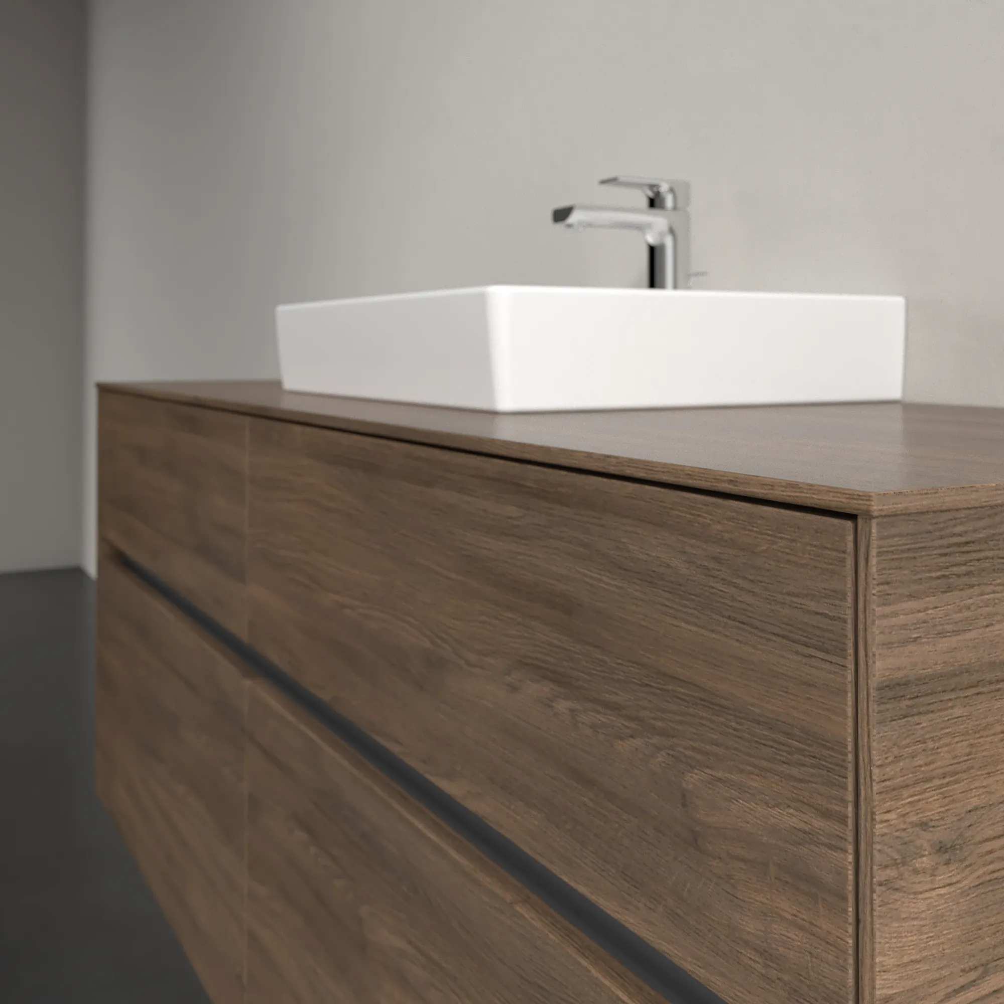 Villeroy & Boch Waschbeckenunterschrank Collaro C073B0 Arizona Oak, 1400 x 548 x 500 mm, mit Beleuchtung und SoftClosing Villeroy & Boch Waschbeckenunterschrank Collaro C073B0 Arizona Oak, 1400 x 548 x 500 mm, mit Beleuchtung und SoftClosing