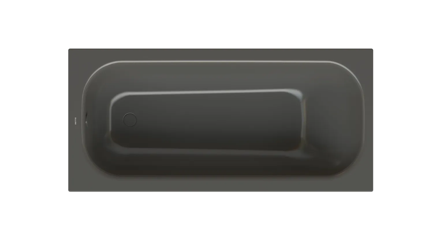 Bette BetteClassic Badewanne Rechteck, Anthracite, 1700 x 800 mm, 450 mm tief, 30 mm Randhöhe, glasierter Titan-Stahl, 1-Sitzer, Einbau Bette BetteClassic Badewanne Rechteck, Anthracite, 1700 x 800 mm, 450 mm tief, 30 mm Randhöhe, glasierter Titan-Stahl, 1-Sitzer, Einbau