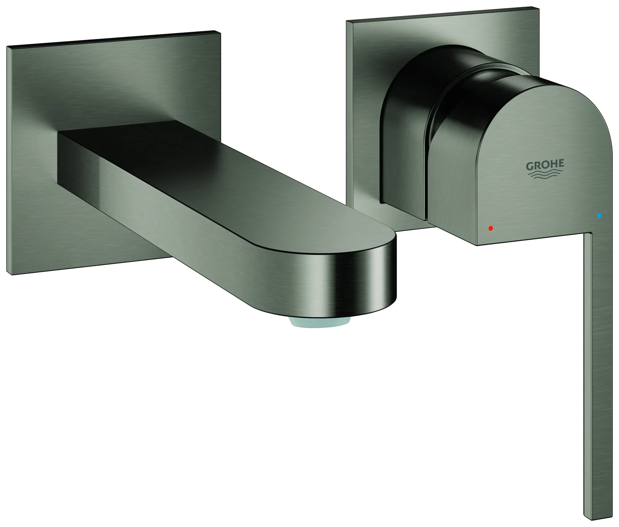 2-Loch-Waschtischbatterie Plus 29303_3, Wandmontage, Fertigmontageset für 23200, Ausladung 147 mm, chrom 2-Loch-Waschtischbatterie Plus 29303_3, Wandmontage, Fertigmontageset für 23200, Ausladung 147 mm, chrom