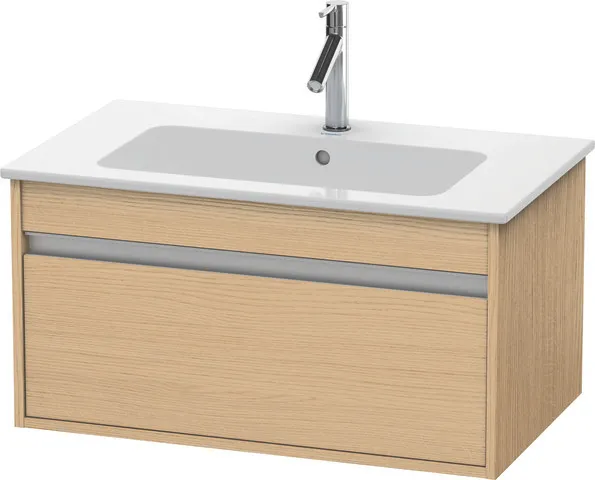 Duravit Waschtischunterschrank wandhängend „Ketho“ 80 × 41 × 47,5 cm Eiche Natur Duravit Waschtischunterschrank wandhängend „Ketho“ 80 × 41 × 47,5 cm Eiche Natur