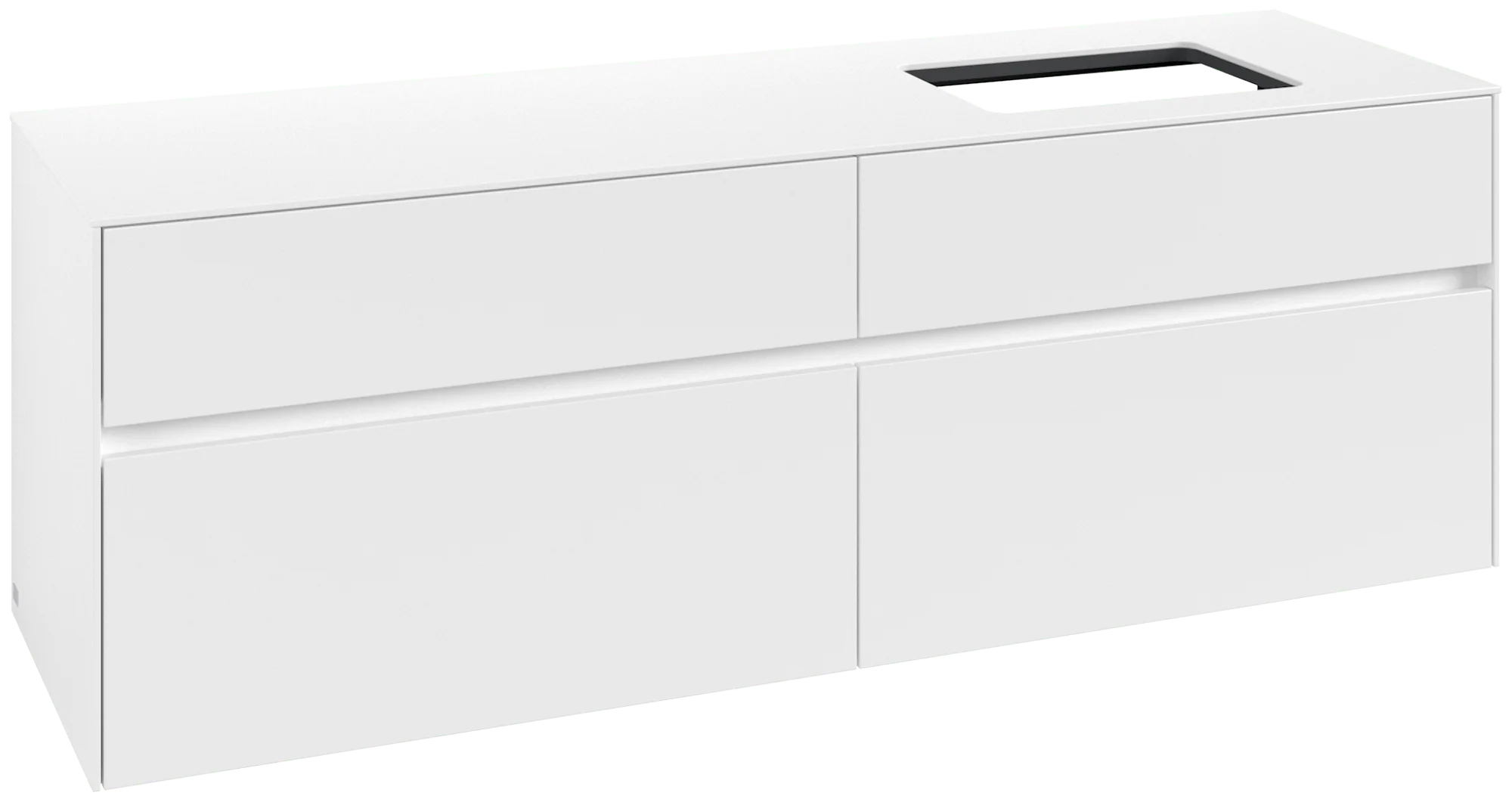 Villeroy & Boch Collaro Waschbeckenunterschrank C12200, 1600x548x500mm, White Matt