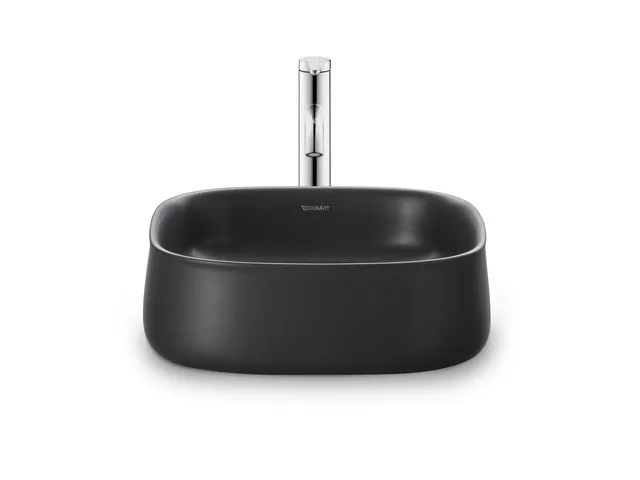 Aufsatzwaschtisch geschliffen „Zencha“ 42 × 42 × 13,5 cm, ohne Hahnlochbohrung in Anthrazit Matt Aufsatzwaschtisch geschliffen „Zencha“ 42 × 42 × 13,5 cm, ohne Hahnlochbohrung in Anthrazit Matt