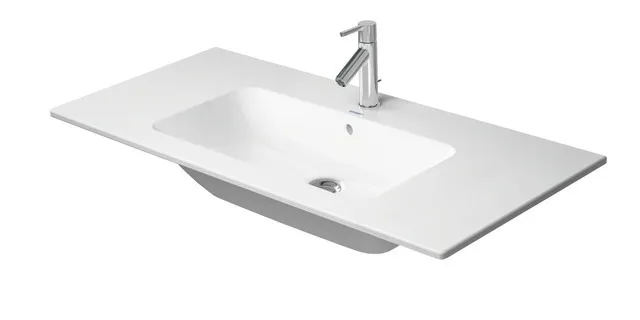 Wandwaschtisch „ME by Starck“, mit Überlauf in Weiß Seidenmatt Becken: mittig / Farbe: Weiß Seidenmatt / Größe: 103 × 49 cm / Hahnlochbohrung: ohne Hahnlochbohrung / Hahnlochposition: ohne / Oberflächenveredelung: ohne Oberflächenveredelung / Überlauf: mit Überlauf Wandwaschtisch „ME by Starck“, mit Überlauf in Weiß Seidenmatt Becken: mittig / Farbe: Weiß Seidenmatt / Größe: 103 × 49 cm / Hahnlochbohrung: ohne Hahnlochbohrung / Hahnlochposition: ohne / Oberflächenveredelung: ohne Oberflächenveredelung / Überlauf: mit Überlauf
