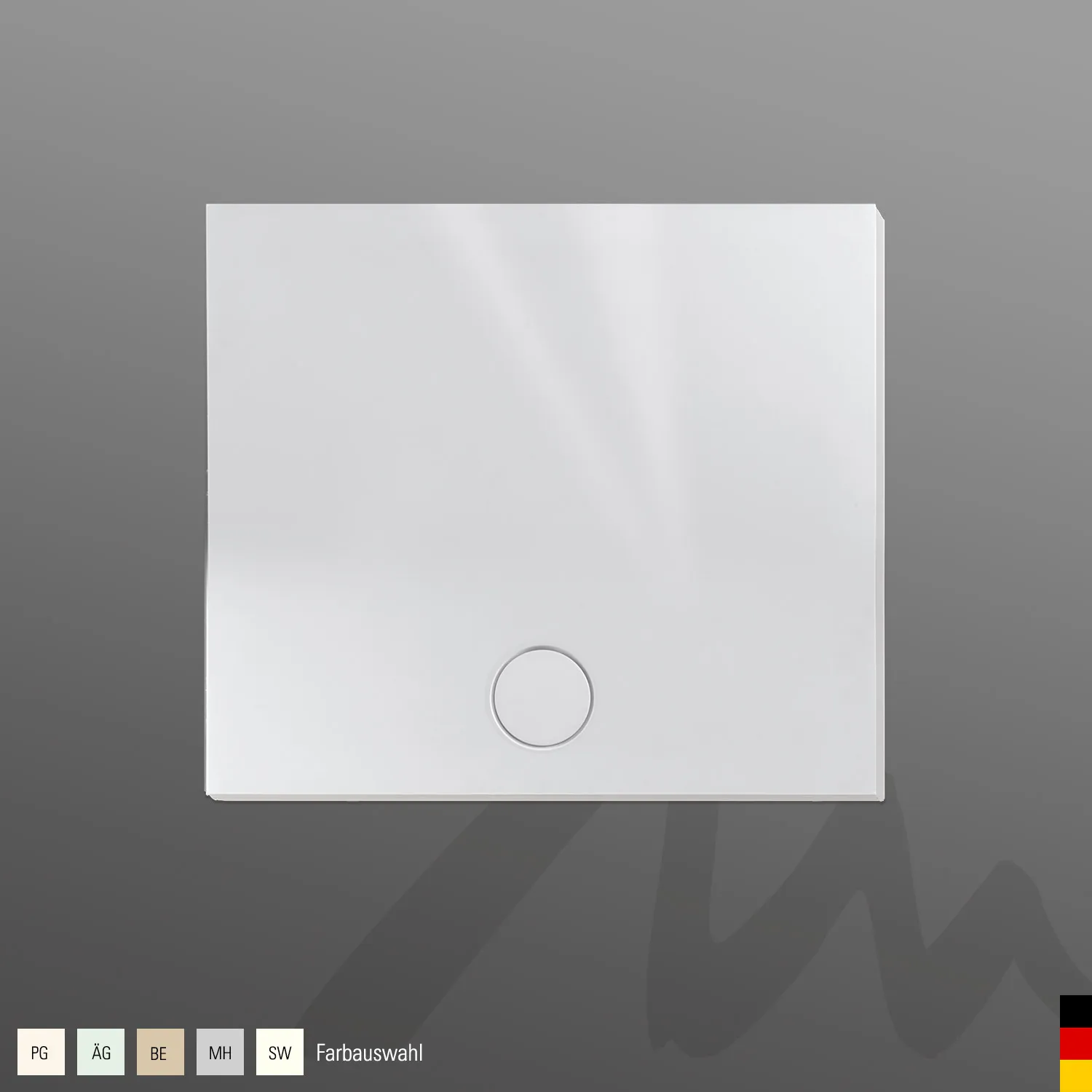 Mauersberger Acryl-Duschflächen-Block davisi 110⁄90 1100x900x40, Farbgruppe: 2 Mauersberger Acryl-Duschflächen-Block davisi 110⁄90 1100x900x40, Farbgruppe: 2