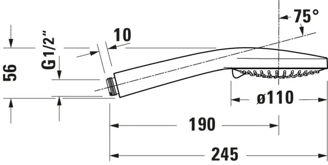 Hand-brause 3jet D110 chrom