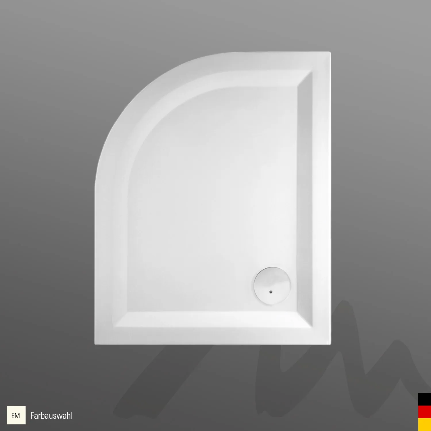 Mauersberger Acryl-Duschwanne albis 100⁄80 SF links Mauersberger Acryl-Duschwanne albis 100⁄80 SF links