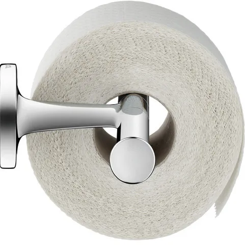 Duravit Doppel-Toilettenpapierhalter „Starck T“ 25,5 × 7,6 × 5 cm in Befestigung sichtbar Duravit Doppel-Toilettenpapierhalter „Starck T“ 25,5 × 7,6 × 5 cm in Befestigung sichtbar