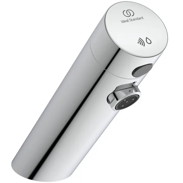 Sensor-Waschtischarmatur Sensorflow ohne Mischung Ausladung 120mm Batterie Chrom Sensor-Waschtischarmatur Sensorflow ohne Mischung Ausladung 120mm Batterie Chrom