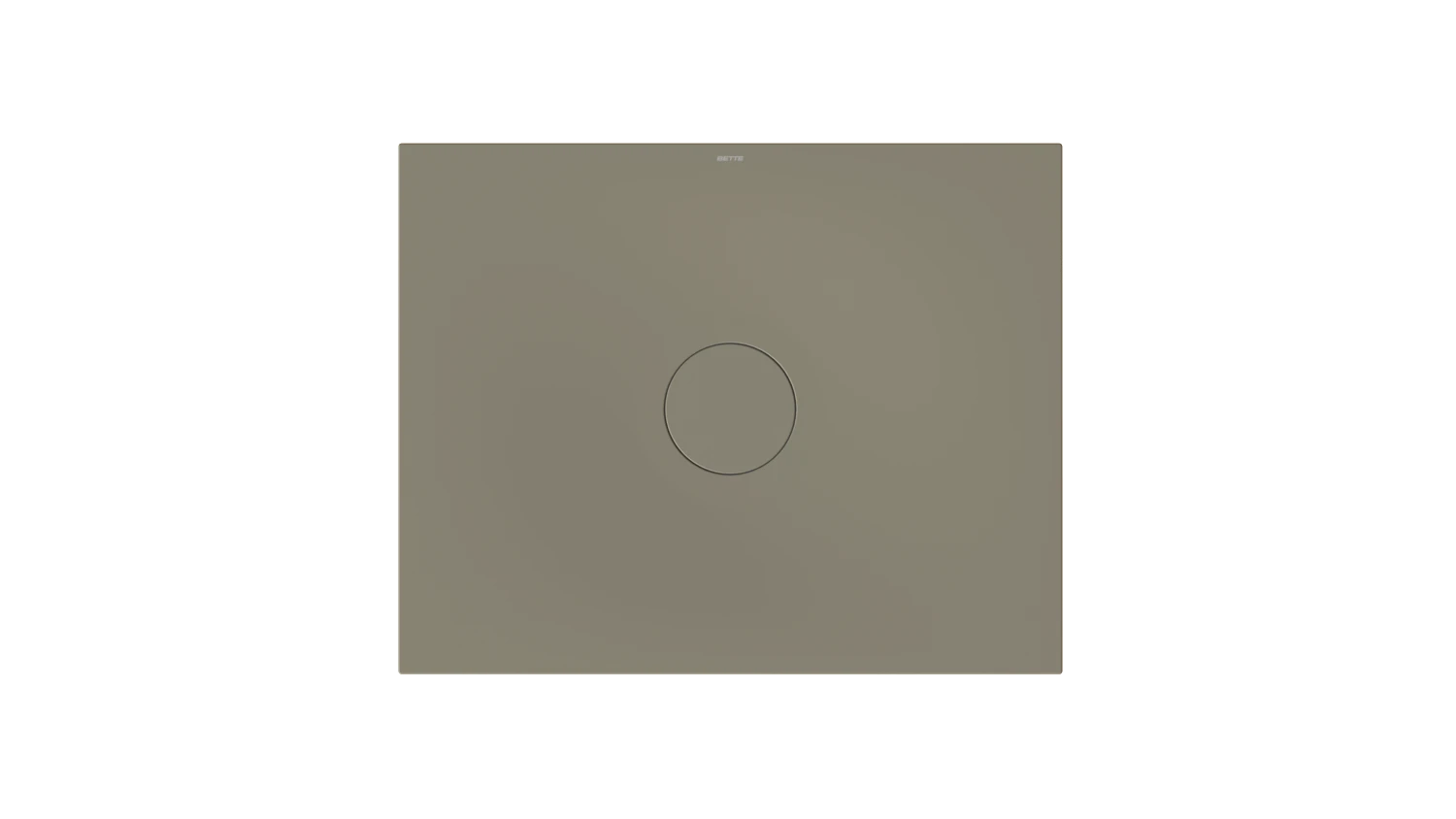 Bette rechteck Duschwanne „BetteAir“ 1000 × 800 mm ohne Oberflächenbeschichtung, ohne Oberflächenveredelung, ohne Wannenträger, in Graphite
