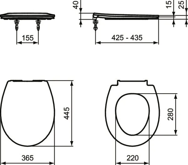 Ideal Standard WC-Sitz „Eurovit“