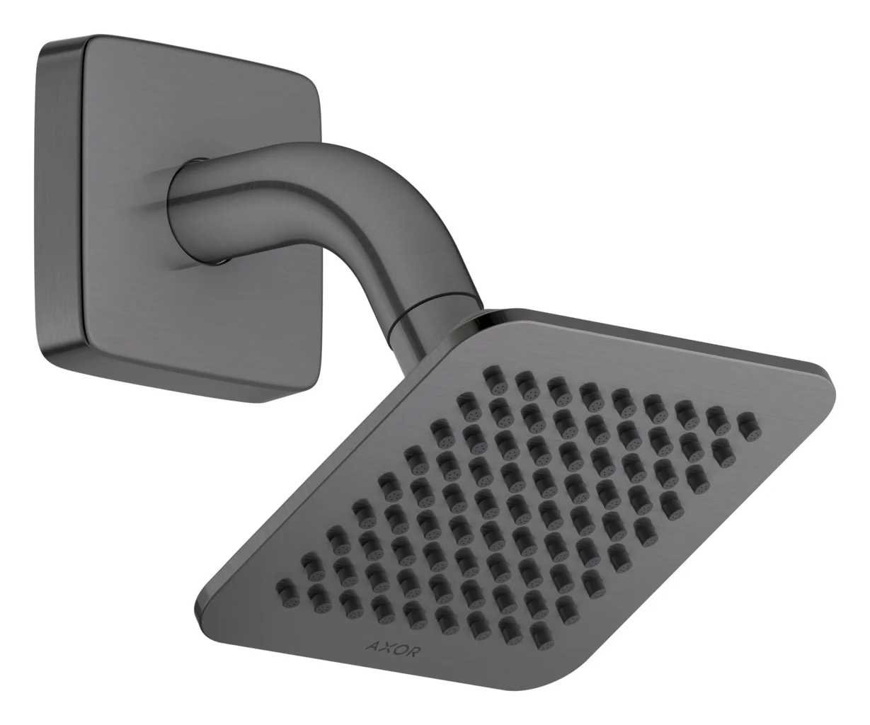 Hansgrohe AXOR Citterio C Kopfbrause 120x120 mm PowderRain Brushed Black Chrome mit Brausearm BBC Hansgrohe AXOR Citterio C Kopfbrause 120x120 mm PowderRain Brushed Black Chrome mit Brausearm BBC