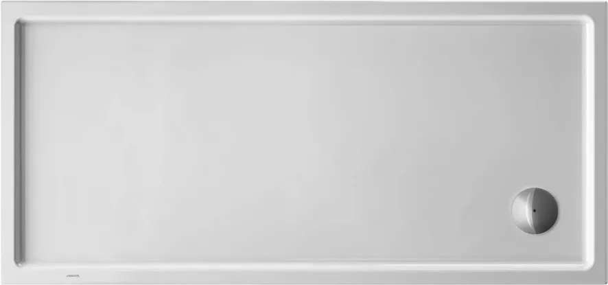 Duravit rechteck Duschwanne „Starck Slimline“ 150 × 70 cm mit Antislip, ohne Oberflächenveredelung, in Weiß