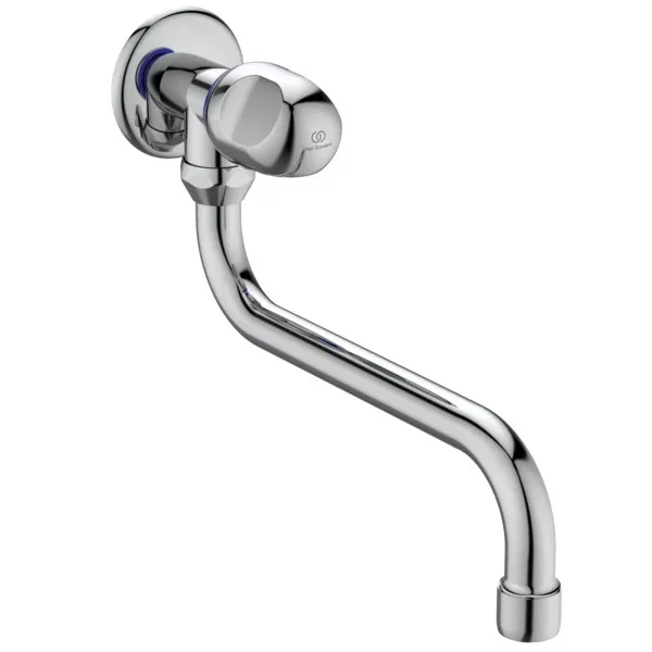 Wandventil Alpha, Ausladung 230mm, Chrom Wandventil Alpha, Ausladung 230mm, Chrom