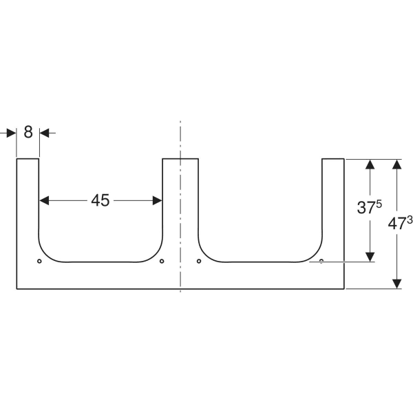 Geberit Zubehör/Ersatzteile für Badezimmerzubehör „ONE“