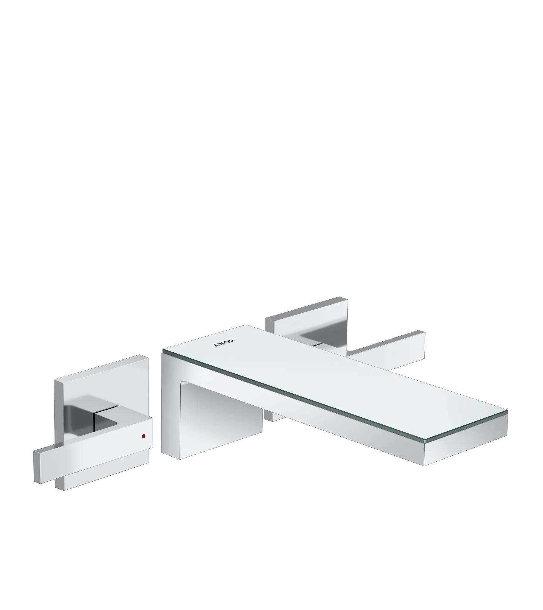 Hansgrohe AXOR MyEdition 3-Loch Waschtischarmatur Unterputz Chrom/Spiegelglas Hansgrohe AXOR MyEdition 3-Loch Waschtischarmatur Unterputz Chrom/Spiegelglas