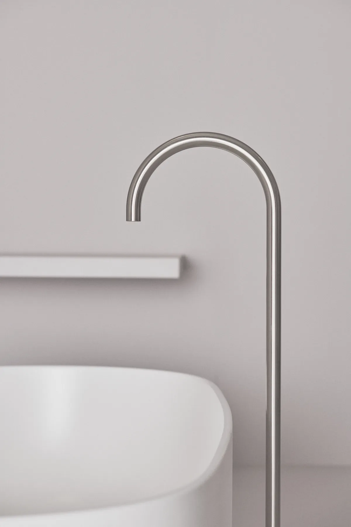 Wanneneinlauf Joy, freistehend, Brushed Gold Wanneneinlauf Joy, freistehend, Brushed Gold