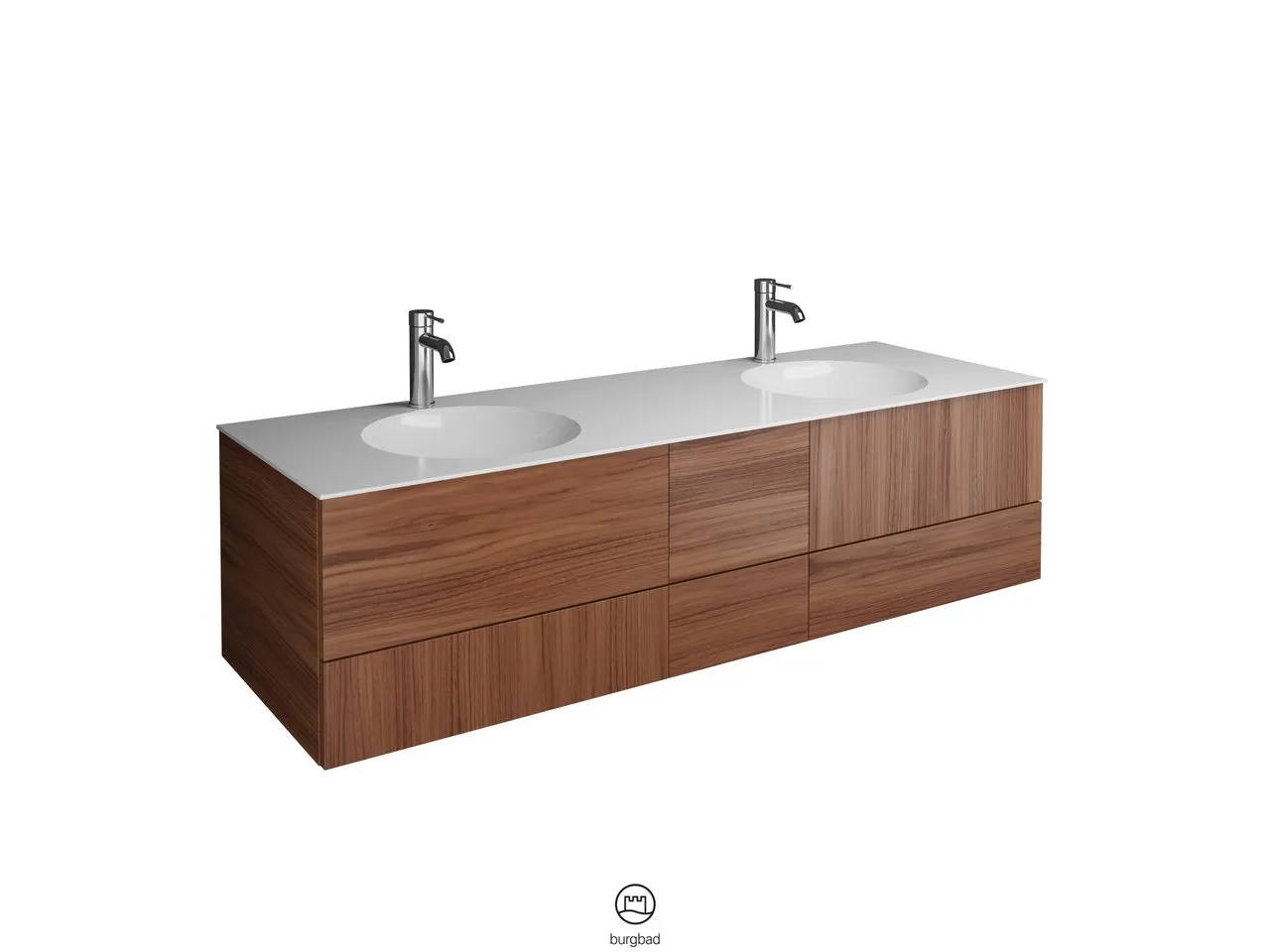burgbad Badmöbelset „Coco“ in Eiche Tabak burgbad Badmöbelset „Coco“ in Eiche Tabak