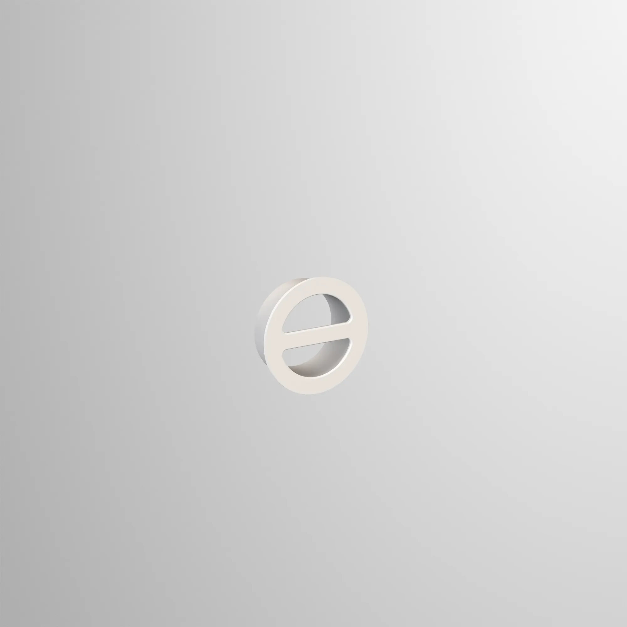 Überlaufrosette 1, Platin matt für Becken mit Überlauf Überlaufrosette 1, Platin matt für Becken mit Überlauf