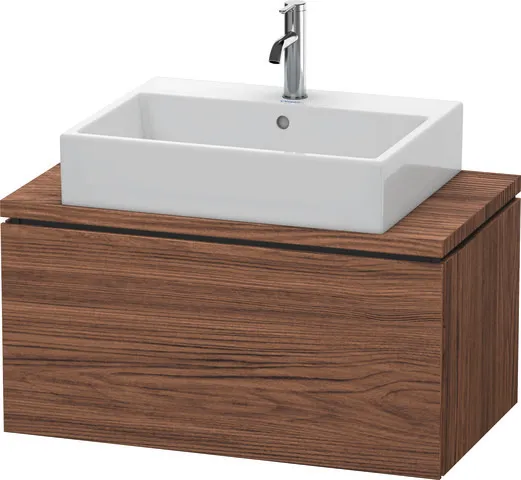 Duravit Waschtischunterschrank wandhängend „L-Cube“ 82 × 40 × 47,7 cm Nussbaum Dunkel Duravit Waschtischunterschrank wandhängend „L-Cube“ 82 × 40 × 47,7 cm Nussbaum Dunkel