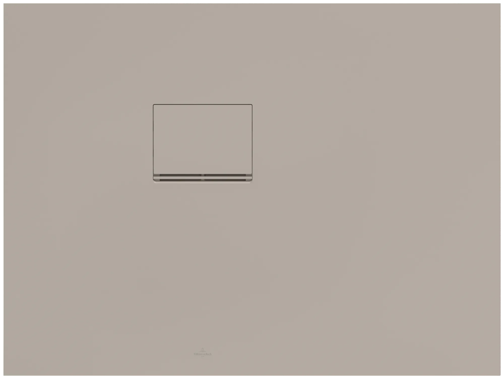 Villeroy & Boch rechteck Duschwanne „Squaro Infinity“ Eck-Einbau links gegen Wand 100 × 75 cm in Almond