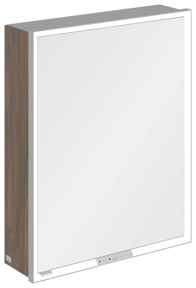 Villeroy & Boch Aufputz-Spiegelschrank My View+ A4816R Arizona Oak 600x750x168mm mit Beleuchtung und Absenkautomatik Villeroy & Boch Aufputz-Spiegelschrank My View+ A4816R Arizona Oak 600x750x168mm mit Beleuchtung und Absenkautomatik