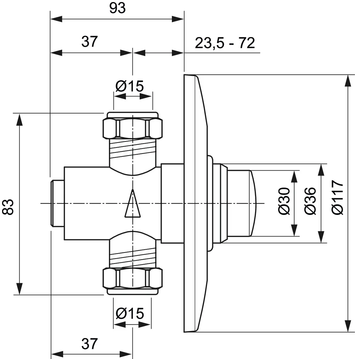 Selbstschluss-Brausearmatur Alpha Selbstschluss-Brausearmatur Alpha