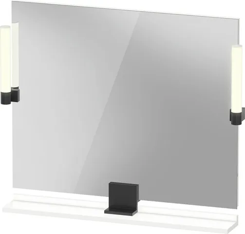 Duravit Spiegel „Sivida“ 85 × 65 cm Ablage: Weiß Matt / Farbe: Diamantschwarz / Größe: 85 × 3,6 × 65 cm Duravit Spiegel „Sivida“ 85 × 65 cm Ablage: Weiß Matt / Farbe: Diamantschwarz / Größe: 85 × 3,6 × 65 cm