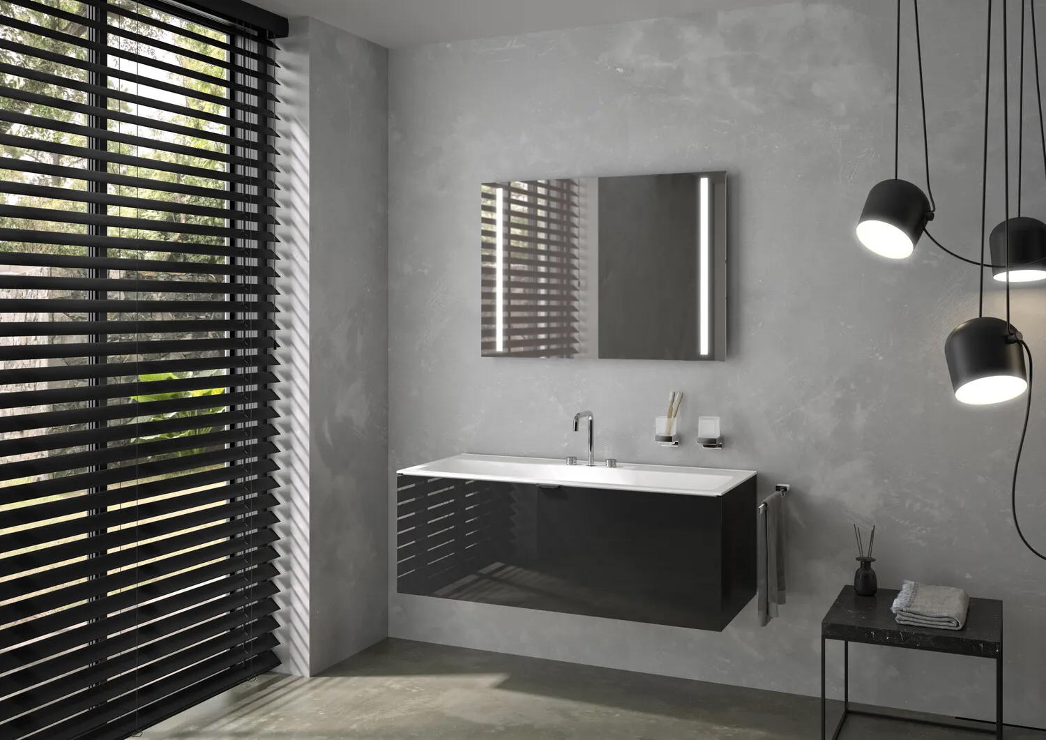 Lichtspiegel MI 120, 600 x 800 mm4000K, Raumschaltung IP 44 Lichtspiegel MI 120, 600 x 800 mm4000K, Raumschaltung IP 44