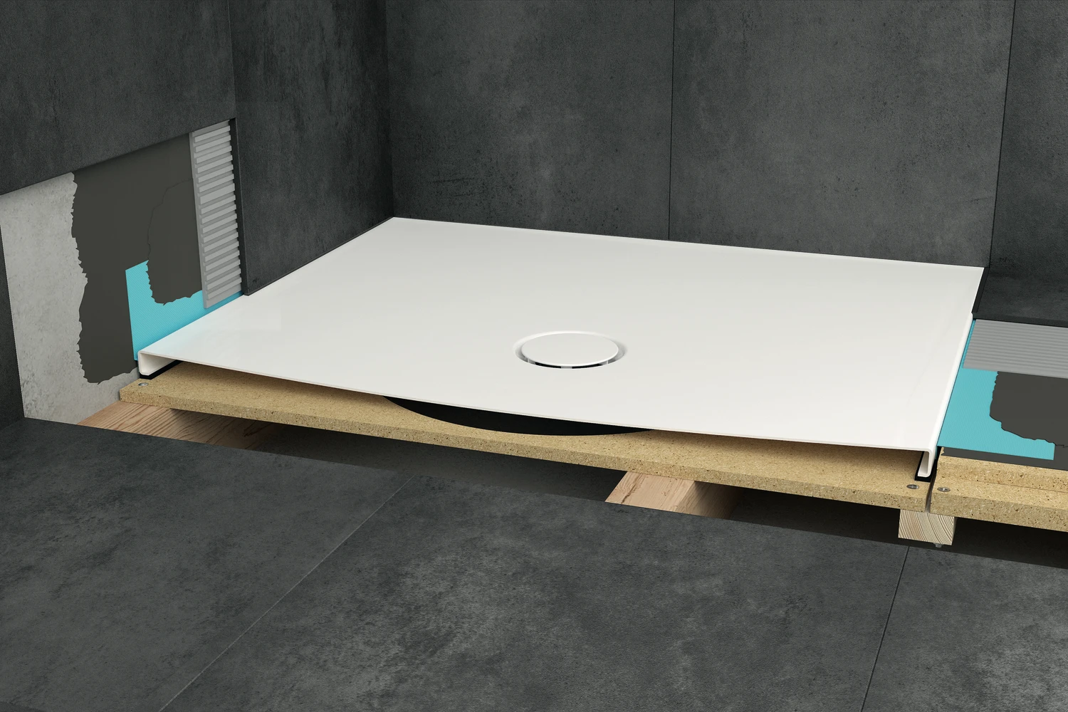 Bette Dichtsystem für Holzfußböden 150 × 15 cm