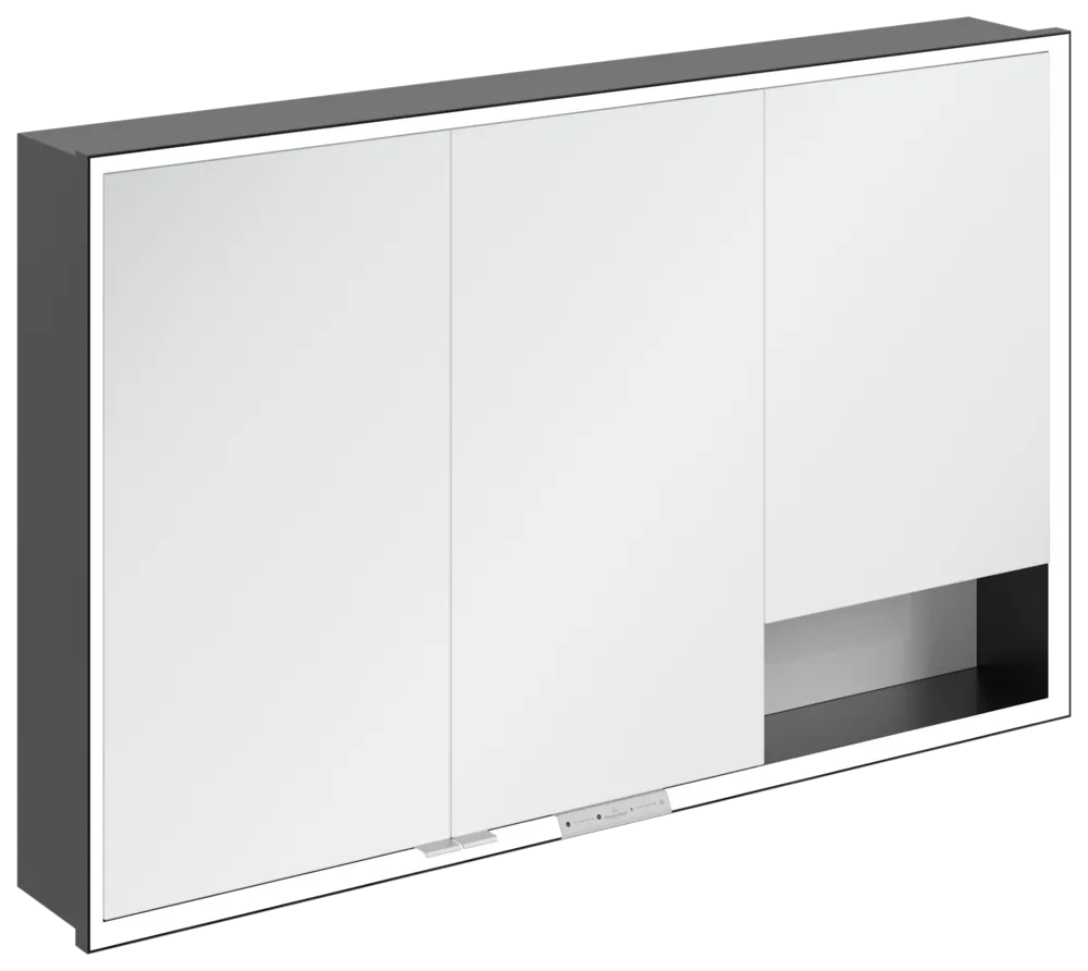 Villeroy & Boch Einbau-Spiegelschrank „My View+“ 1200 × 750 × 168 mm in Brilliant White