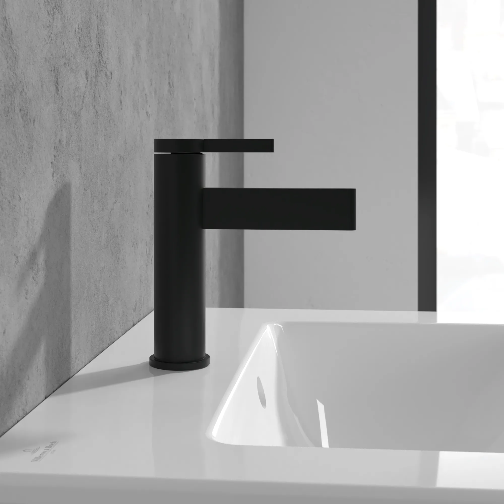Villeroy & Boch Einhebel-Waschtischarmatur Dawn, 38x149x166mm, Matt Black