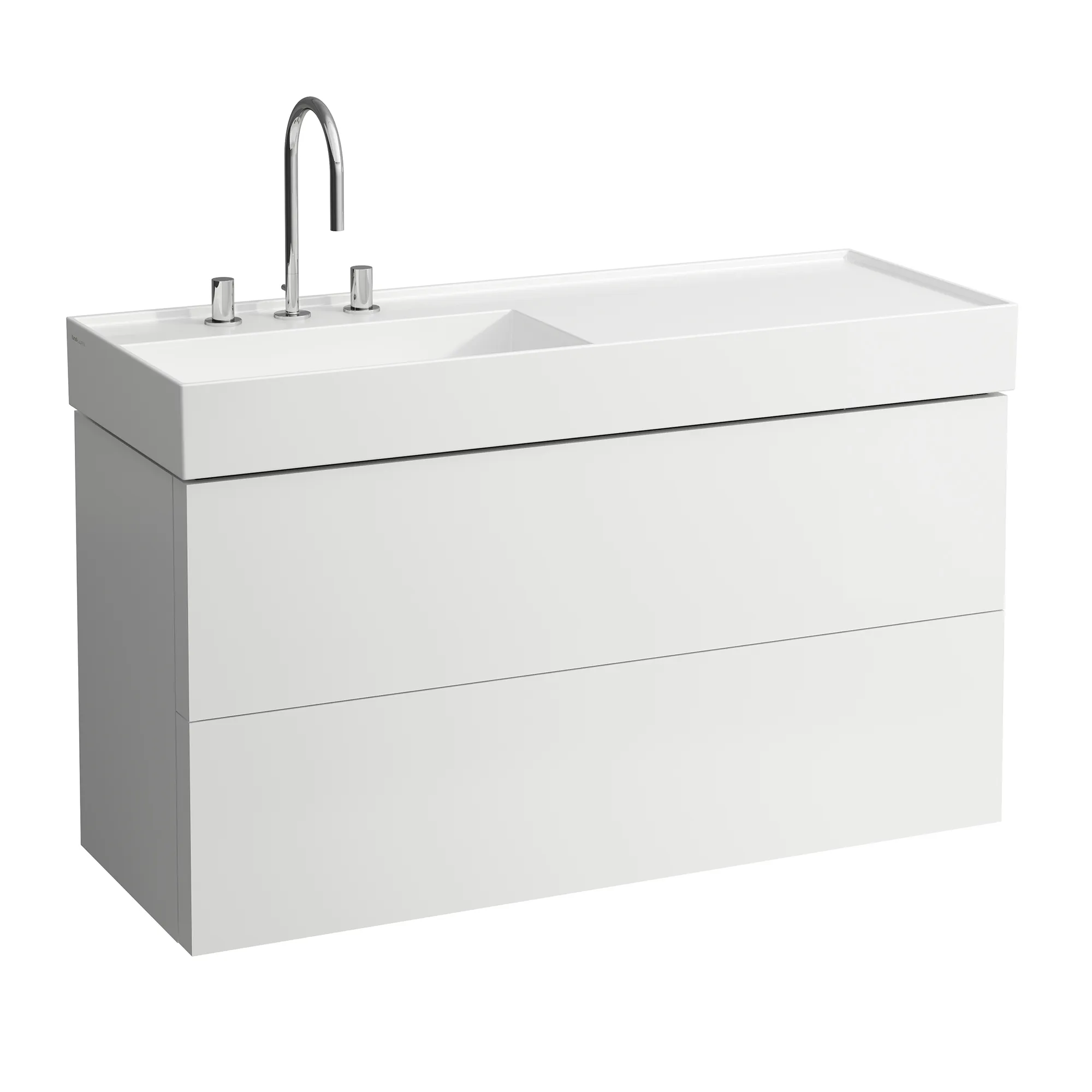 Laufen Waschtischunterbau „Kartell“ 450 × 600 × 1180 mm Weiß matt