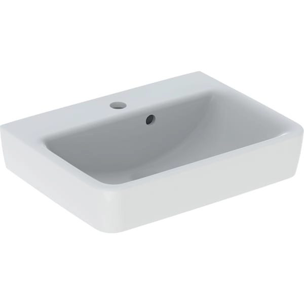 Wandwaschtisch „Renova Plan“, rechteckig 50 × 38 cm Größe: 50 × 38 cm / Hahnlochposition: mittig / Oberflächenveredelung: ohne Oberflächenveredelung / Überlauf: mit Überlauf Wandwaschtisch „Renova Plan“, rechteckig 50 × 38 cm Größe: 50 × 38 cm / Hahnlochposition: mittig / Oberflächenveredelung: ohne Oberflächenveredelung / Überlauf: mit Überlauf