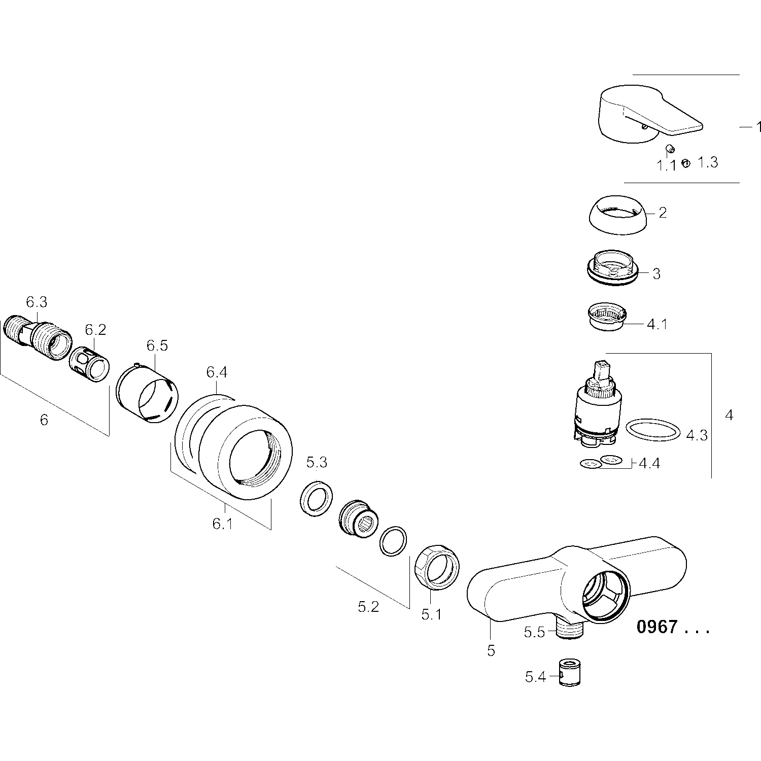 HansaTWIST Einhebelmischer Brausebatterie DN15 Chrom HansaTWIST Einhebelmischer Brausebatterie DN15 Chrom