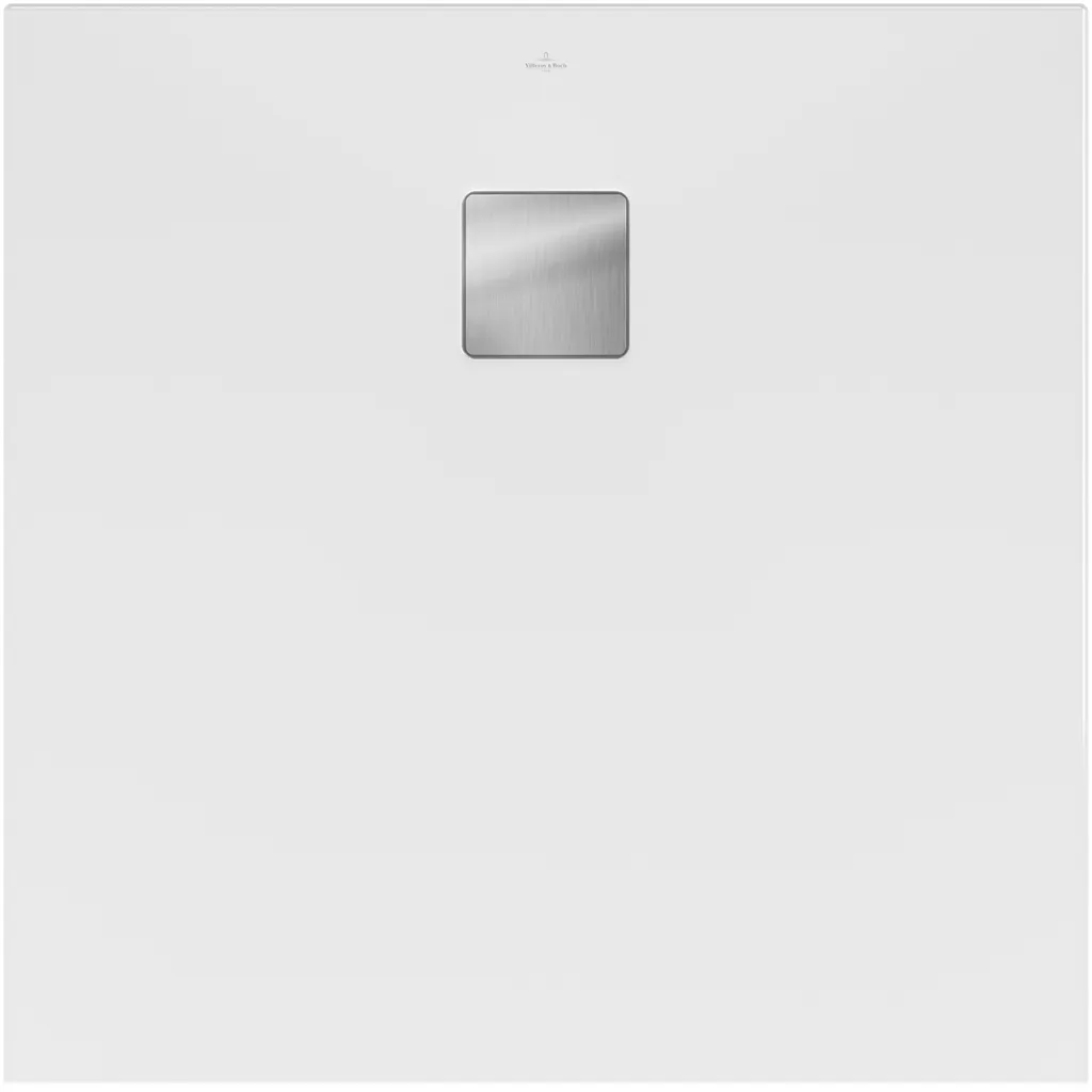 Villeroy & Boch quadrat Duschwanne „Impreso“ 800 × 800 mm ohne Oberflächenbeschichtung, in Weiß Alpin